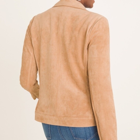 Chico’s Faux-Suede Moto Jacket - Picture 10 of 10